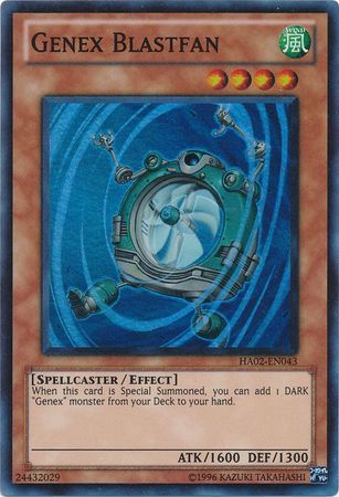 Genex Blastfan - HA02-EN043 - Super Rare Unlimited Hidden Arsenal 2 [HA02] Unlimited Singles