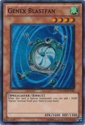 Genex Blastfan - HA02-EN043 - Super Rare Unlimited Hidden Arsenal 2 [HA02] Unlimited Singles
