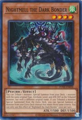Nightmell the Dark Bonder - POTE-EN038 - Common Unlimited Power of the Elements Unlimited Singles