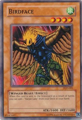 Birdface - PGD-005 - Common Unlimited Pharaonic Guardian [PGD] Unlimited Singles