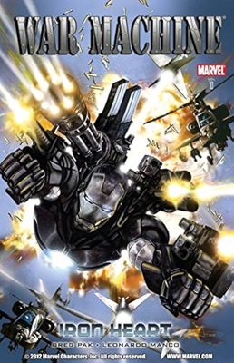 SH11 War Machine Comic Iron Heart Tapa Dura Libro Comic Marvel Maquina de Guerra Comic