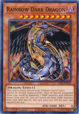 Rainbow Dark Dragon - SDSA-EN010 - Common 1st Edition Structure Deck: Sacred Beasts 1st Edition Singles