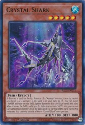 Crystal Shark - RA03-EN031 - Ultra Rare 1st Edition Quarter Century Bonanza 1st Edition Singles