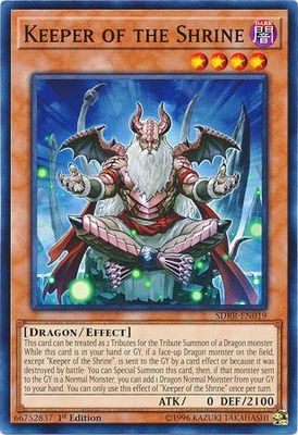 Keeper of the Shrine - SDRR-EN019 - Common 1st Edition Rokket Revolt Singles