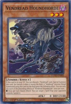 Vendread Houndhorde - COTD-EN000 - Rare 1st Edition Code of the Duelist 1st Edition Singles (espanol)