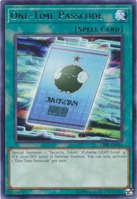 One-Time Passcode - CIBR-EN061 - Rare Unlimited Circuit Break Unlimited Edition Singles (espanol)