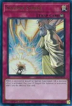 Solemn Strike - RA02-EN079 - Ultra Rare 1st Edition Rarity Collection II Singles