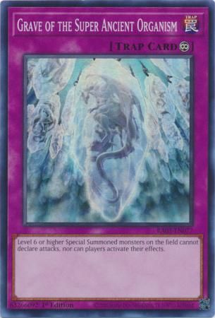 Grave of the Super Ancient Organism - RA03-EN077 - Super Rare 1st Edition Quarter Century Bonanza 1st Edition Singles