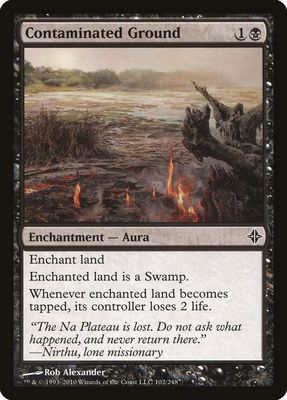 Contaminated Ground 102/248 - Rise of the Eldrazi (ROE)