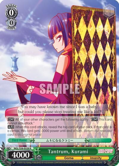 Tantrum, Kurami - No Game No Life (NGL/S58) No Game No Life