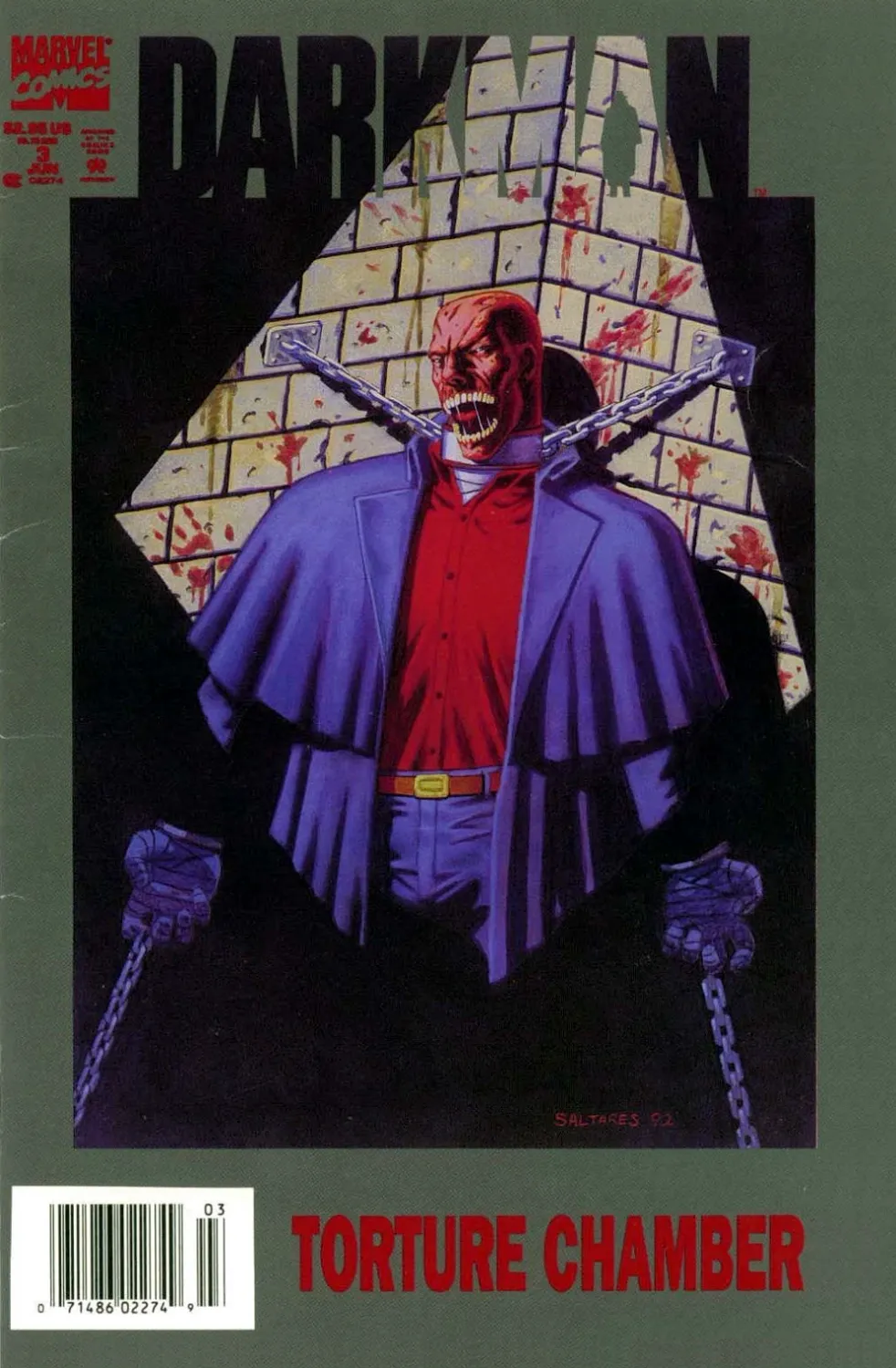 SH Darkman Comic Issue 3 Marvel Comics