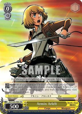 Armin Arlelt - Attack on Titan (AOT/S35) Attack on Titan