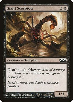 Giant Scorpion 94/249 - Magic 2013 (M13)