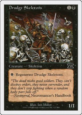 Drudge Skeletons 123/350 - Classic Sixth Edition (6ED)