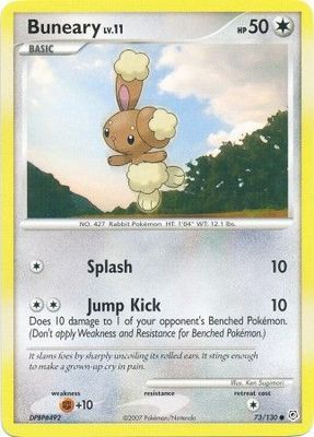Buneary - 73/130 - Common Diamond &amp; Pearl (Base Set) Singles