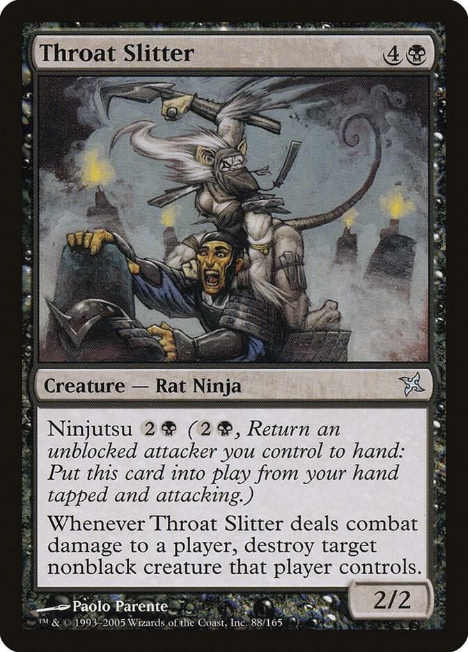 Throat Slitter 88/165 - Betrayers of Kamigawa (BOK)