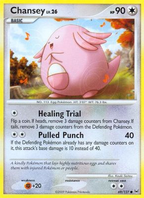 Chansey - 69/127 - Common Platinum (Base Set) Singles