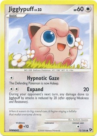 Jigglypuff - 72/106 - Common Diamond &amp; Pearl: Great Encounters Singles