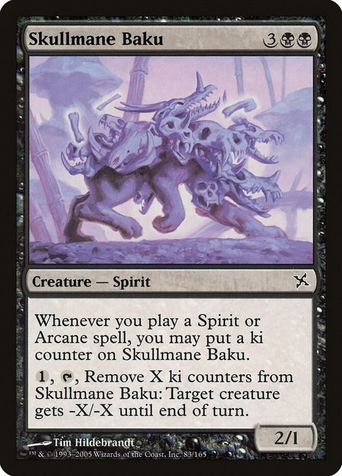 Skullmane Baku 83/165 - Betrayers of Kamigawa (BOK)