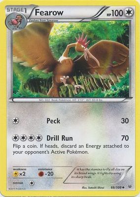 Fearow - 66/108 - Uncommon XY: Roaring Skies Singles