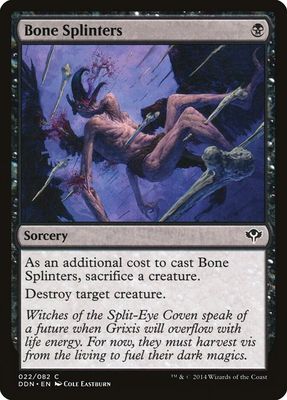 Bone Splinters 022/082 - Duel Decks: Speed vs. Cunning (DDN)