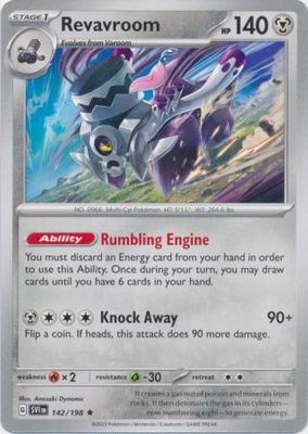 Revavroom - 142/198 - Non Holo Rare Pokemon Theme Deck Exclusives (Español)