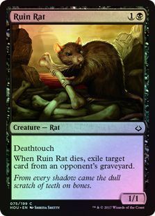Ruin Rat 075/199 - Foil Hour of Devastation Foil Singles
