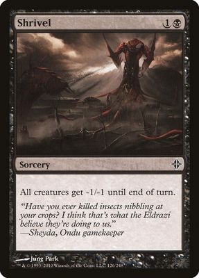 Shrivel 126/248 - Rise of the Eldrazi (ROE)