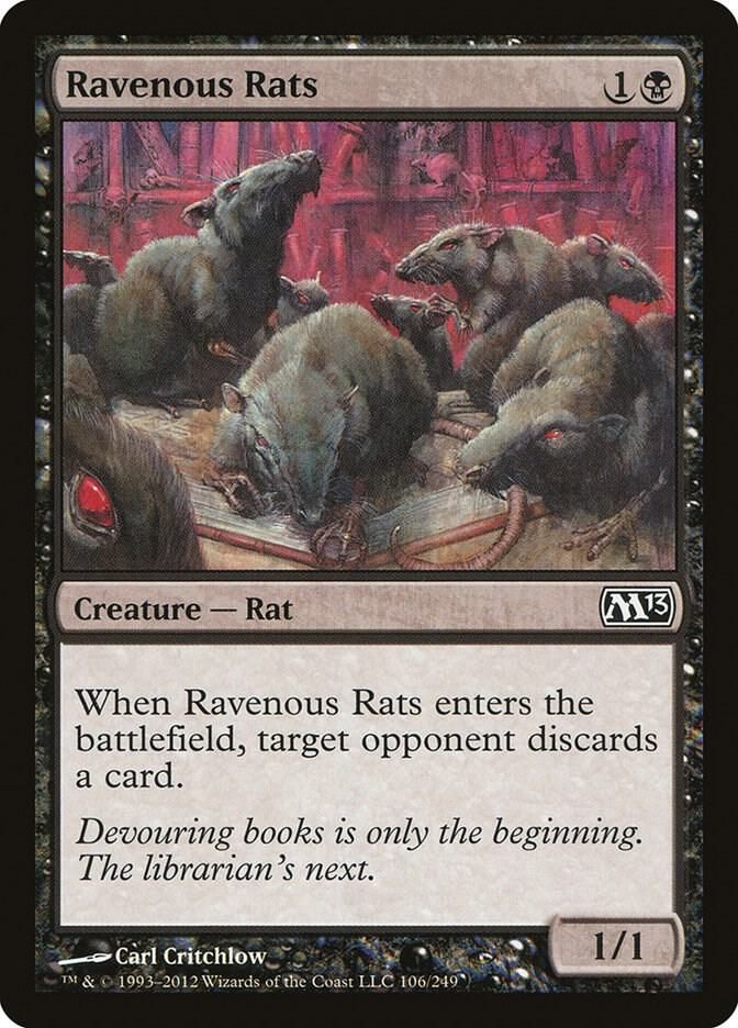 Ravenous Rats 106/249 - Magic 2013 (M13)