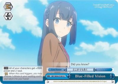 Blue-Filled Vision - Rascal Does Not Dream of Bunny Girl Senpai (SBY/W64)