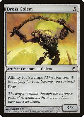 Dross Golem 119/165 - Darksteel (DST)