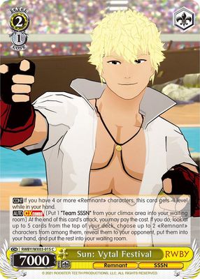 Sun: Vytal Festival - RWBY (RWBY/WX03) RWBY