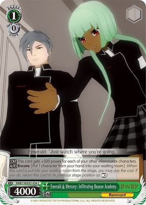 Emerald &amp; Mercury: Infiltrating Beacon Academy - RWBY (RWBY/WX03)