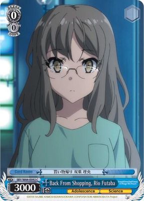 Back From Shopping, Rio Futaba - Rascal Does Not Dream of Bunny Girl Senpai (SBY/W64)