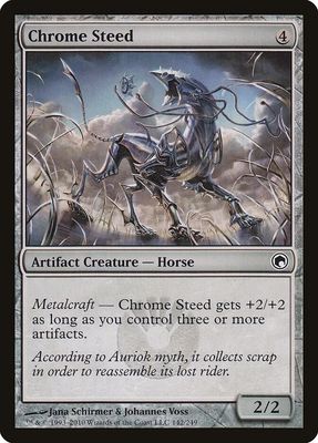 Chrome Steed 142/249 - Scars of Mirrodin (SOM)