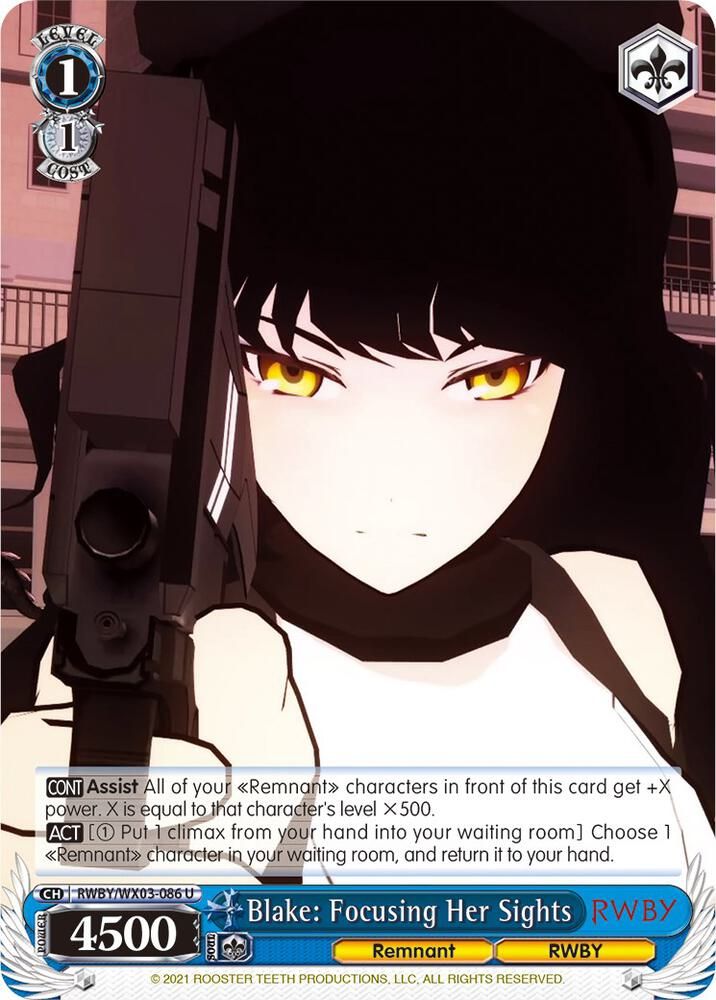 Blake: Focusing Her Sights - RWBY (RWBY/WX03) RWBY