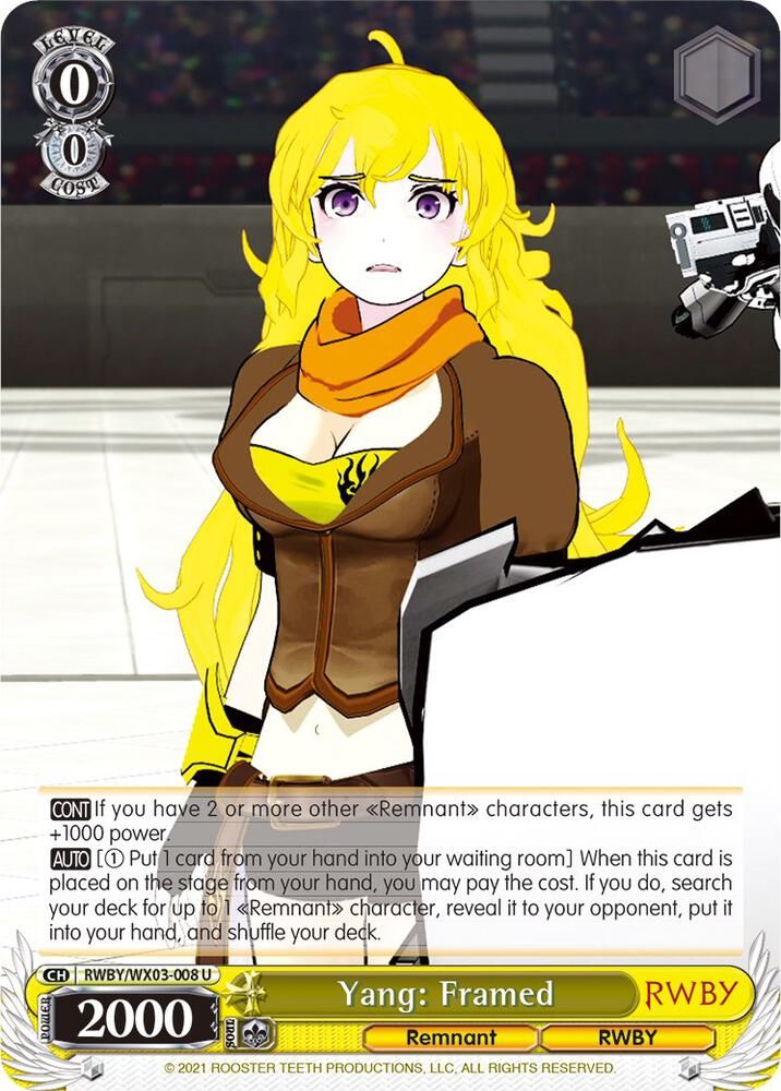 Yang: Framed - RWBY (RWBY/WX03) RWBY