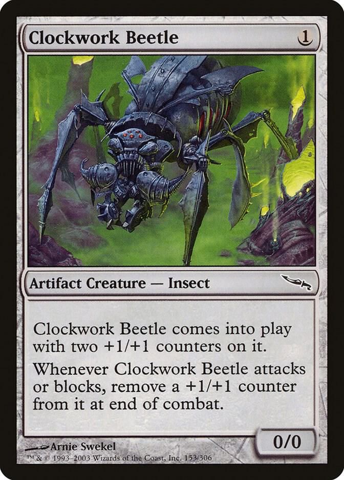 Clockwork Beetle 153/306 - Mirrodin (MRD)