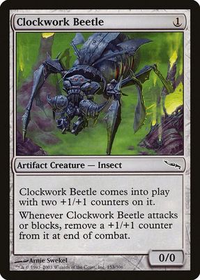 Clockwork Beetle 153/306 - Mirrodin (MRD)