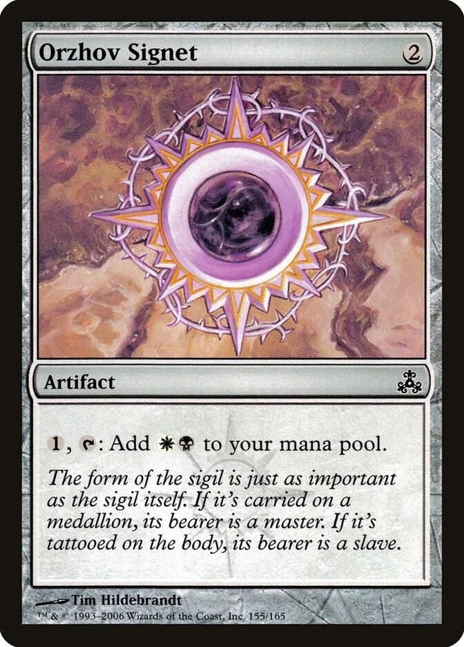 Orzhov Signet 155/165 - Guildpact (GPT)