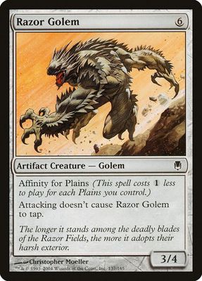 Razor Golem 137/165 - Darksteel (DST)
