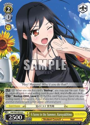 A Scene in the Summer, Kuroyukihime - Accel World -Infinite Burst- (AW/S43) Accel World -Infinite Burst-