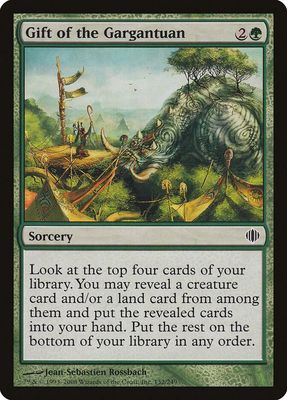 Gift of the Gargantuan 132/249 - Shards of Alara (ALA)