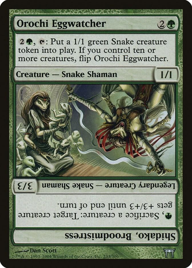 Orochi Eggwatcher // Shidako, Broodmistress 233/306 - Champions of Kamigawa (CHK)