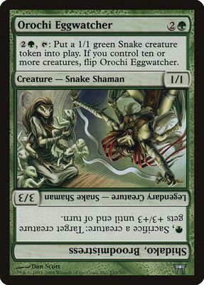 Orochi Eggwatcher // Shidako, Broodmistress 233/306 - Champions of Kamigawa (CHK)