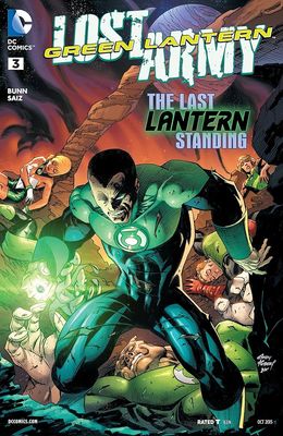 SH Green Lantern Comic Issue 3 Lost Army The Last Lantern Standing DC Comics Ingles