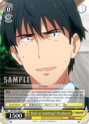 Bad at Smiling? Producer - The iDOLM@STER Cinderella Girls (IMC/W41) The iDOLM@STER Cinderella Girls