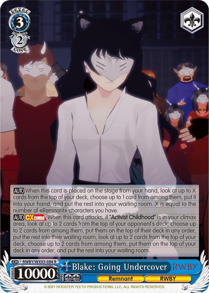 Blake: Going Undercover - RWBY (RWBY/WX03) RWBY