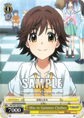 Mio in Summer Clothes - The iDOLM@STER Cinderella Girls (IMC/W41) The iDOLM@STER Cinderella Girls