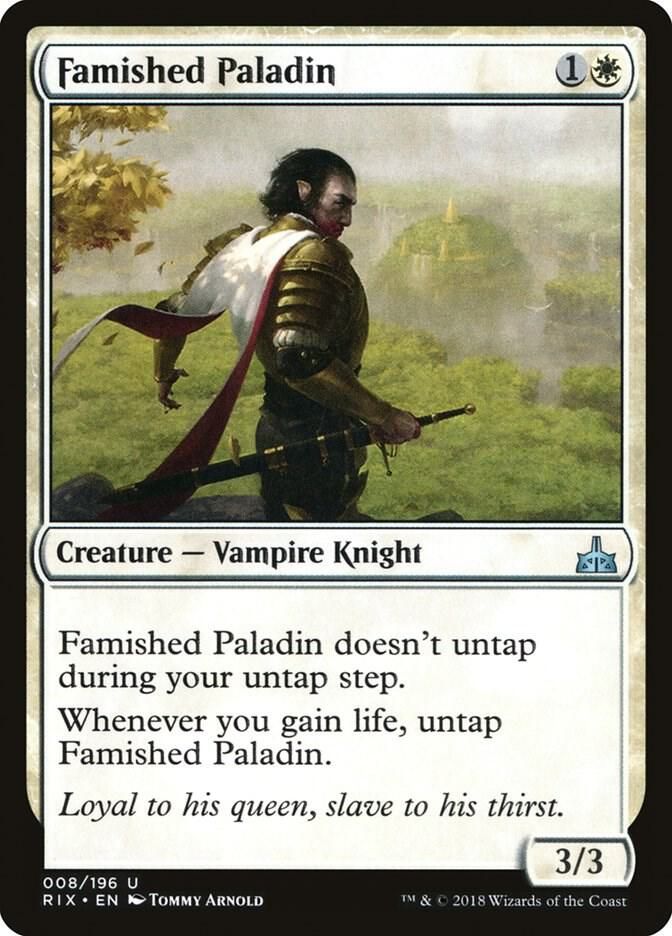 Famished Paladin 008/196 - Rivals of Ixalan (RIX)